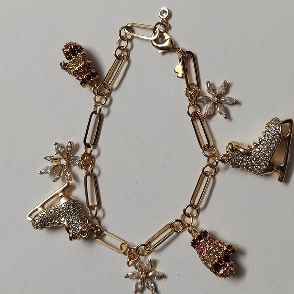 Kate Spade Snow Day Charm Bracelet Nwt - Picture 6 of 6